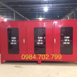 Tủ Chữa cháy chia 3 ngăn KT 1200x1800x400x1.2mm