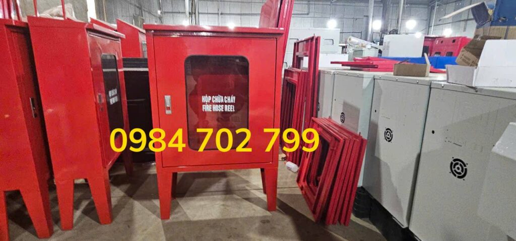 Tủ cứu hoả ngoài trời kt 700x600x250x0.8mm